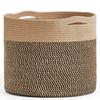 Ins estilo europeu algodão corda cesta de lavanderia casa oversized cesta de armazenamento sundries quarto bebê brinquedo lanche cesta de armazenamento