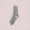 Calcetines para Mujer para Primavera y Verano, Resistentes al Olor, Absorbentes del Sudor, de Media Pantorrilla, Delgados, Algodón Puro, Calcetines Casuales de Algodón, Color Sólido, Doble Aguja, Versátiles Calcetines Invisibles
