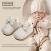 Sapatos de algodão para bebê recém-nascido de inverno 6-12 meses sapatos de bebê menino sapatos de bebê menina quentes com forro de fleece sapatos para criança outono e inverno sola macia 8