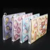 Bolsa transparente gruesa para documentos, bolsa con cremallera de PP, bolsa para archivos, estuche para lápices para estudiantes de primaria y secundaria, bolsa de almacenamiento portátil A4, al por mayor