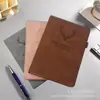 Cuaderno a5 logo personalizado hebilla engrosada diario de cuero cubierta de cuero simple libro de actas de reuniones