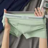 Venta al por mayor de fábrica ropa interior nueva para hombre pantalones cortos para hombre algodón puro patrón espiral transpirable antibacteriano boxers boxers