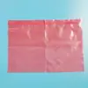 Bolsa Auto-sellante Antiestática de PE Rosa Empaque Interior para Producto Electrónico Bolsa con Cierre de Cremallera Engrosada Bolsa de Almacenamiento Bolsa de Sellado
