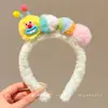 Linha do cabelo alta presilha de cabelo requintada atmosfera fofa faixa de cabeça adorno de cabeça estilo coreano feminina tiaras de cabeça de urso não apertam no elástico do cabelo