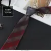 Ropa formal de negocios para hombre 7 cm corbata de mano camisa de traje cuello de vestir profesional para el trabajo accesorios en stock suministro directo
