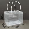 Bolsa de mano transparente de plástico de punto Souvenir Regalo de San Valentín Bolsa de regalo Flor Regalo de alta gama Boda Bolsa de dulces al por mayor
