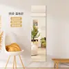 Espelho de Corpo Inteiro Autoadesivo para Montagem na Parede, Não Requer Furação, Adequado para Dormitórios, Aluguéis Estudantis, Guarda-Roupas e Espelhos de Quarto