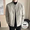 Jaqueta de Penas Masculina Tangkez Outono Inverno Gola Baseball Jaqueta Masculina Business Jovem Casual Versátil Casaco de Penas