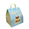Bolsa Isotérmica Desechable para Pastel de Cumpleaños para Uso para Llevar 6 pulgadas 8 pulgadas 12 pulgadas Caja para Hornear Pastel Empaque Bolsa de Mano