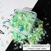 Pó de Glitter, Pedaços de Argila Macia Pérola, Glitter Luminoso Misturado para Decoração de Mesa de Resina DIY, Material de Preenchimento para Base de Capa de Celular