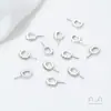 Retención de Color Fuerte Chapado en Oro de 14K Zirconia Portapiedras de Media Perforación Ojo de Oveja Accesorios Joyería de Perlas Pegajosas Hecha a Mano DIY Material