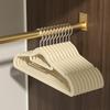 Percha Doméstica Flotada para Organizador de Ropa, Soporte Especial Antideslizante y Sin Marcas para Ropa, Estante de Almacenamiento de Ropa para Armario, Percha