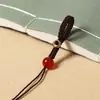 Lanyard para Llavero de Coche Cuerda para Colgante de Ágata Semi-Terminado Cuerda Tejida a Mano Hebilla en Vivo Colgante DIY con Anillo de Cuenta