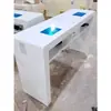 Conjunto de Mesa e Cadeira para Manicure Cadeira de Manicure Mesa de Manicure Estação de Manicure Simples Dupla Estilo Japonês Armário de Armazenamento para Manicure Armário de Exposição