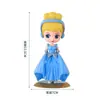 Topo de Bolo Princesa do Gelo de Plástico, Figura Decorativa para Confeitaria de Aniversário de Menina, Decoração de Mesa de Sobremesa para Festa