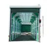 Máquina de limpieza de ruedas de pórtico tipo túnel, máquina de lavado de autos tipo pórtico para plantas de cemento, boquillas rociadoras opuestas y oscilantes, y una plataforma de limpieza rápida