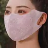 Máscara de Proteção Solar para Mulheres Bonitas, Proteção para os Olhos, Máscara Fina Respirável de Verão, Máscara de Malha Personalizada para Uso Externo Anti-UV