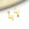 Accesorios de Estampado de Patrón de Acero Inoxidable Colgante con Forma de Luna, Estrella, Trébol de Cuatro Hojas para Collar, Pulsera DIY Accesorios Colgante