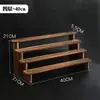 Estante de Exhibición de Madera Maciza Pura Estante de Almacenamiento de Escritorio Moderno Hecho a Mano Especial Caja Sorpresa Muñeca Planta Verde Suculenta Estante Escalera