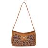 Elegante Bolsa Quadrada Pequena Feminina 2026 Inverno Retrô Novo Estilo Cor Sólida Laço Moda Casual para o Dia a Dia Ombro Único Axila