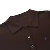 Marca S 2026 Otoño e Invierno Nuevo Cuello Polo Simple y Elegante Casual Versátil Conjunto de Chaleco Cardigan Tejido Superior