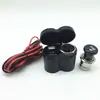 Enchufe de mechero de coche eléctrico toma USB cargador de teléfono móvil aplicable 2 en 1 mechero de motocicleta mechero