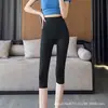 Venda Direta da Fábrica Leggings de Yoga Finas de Verão para Mulheres Cintura Alta Elástica Controle de Barriga Calças Barbie para Uso ao Ar Livre Calças Tubarão