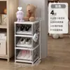 Novo Sapateira Transfronteiriça com Prateleira Inclinada para Uso Doméstico, Armário de Sapatos Simples Multifuncional para Entrada e Quarto, Rack de Armazenamento de Múltiplas Camadas de Grande Capacidade