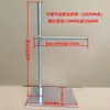 Soporte Colgante de Carrete de Cinta de Embalaje, Soporte Dispensador de Cinta, Soporte de Soporte para Microinspección, Soporte de Soporte para Materiales Colgantes, Placa de Bloqueo de Material Acrílico