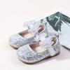 Zapatos de Princesa Sail Primavera y Verano Nuevos Lentejuelas Lazo Suela de Goma Antideslizantes 5164