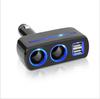 Encendedor de cigarrillos para coche 3.1A coche uno-y-dos encendedor de cigarrillos coche Cargador USB Dual coche uno-y-dos carga rápida