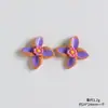 Molino de Viento de Color Caramelo Resina Accesorios Pequeños DIY Pegamento de Crema Dijes para Zapatos Imanes para Nevera Decoración de Papelería Materiales de Parche
