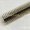 Shengli 3 Fileiras de Pinos Header com Pinos Curvos/retos Passo 2,54mm 3*40p Três Fileiras de Pinos Curvos (Amarelo banhado a ouro)