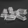 Organizador Autoadhesivo Solucionador de Cables sin Perforaciones Cuadrado Transparente Hebilla de Plástico sin Perforaciones