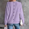 Top de Hombros Descubiertos de Manga Larga con Botones en la Espalda, Nuevo Estilo Otoño e Invierno, Transfronterizo Europeo y Americano, Amazon Temu