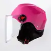 Casco para Motocicleta de Vehículo Eléctrico Certificado 3C Estándar Nacional Cobertura Total Ligero Resistente al Viento Invernal Antivaho Cálido y Seguro Casco Integral