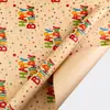 Papel de Regalo Papel Kraft Caja de Regalo de Cumpleaños Papel de Regalo Navideño Flores Retro Engrosado Tamaño Grande Papel Inglés