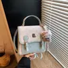 Mochila Minimalista Estilo Coreano para Mujer 2026 Nuevo Modelo Transfronterizo Bolso Cuadrado Pequeño Texturizado Mochila Estilo Universitario Mochila de Alta Gama