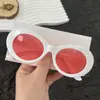 Óculos de Sol Ovais com Armação Grande, Proteção UV, Estilo de Celebridade da Internet, Óculos de Sol da Moda, Óculos de Sol Tendência Hip-Hop Disco