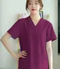 Roupas de trabalho para sala de cirurgia de médicos e médicas transfronteiriças, tecido de quatro lados à prova de balas, roupas de trabalho médicas elásticas, secagem rápida, manga longa, roupas para lavar à mão