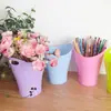 Aishangli Cesto de Armazenamento de Mesa Estilo Japonês Lixeira Mini de Plástico Porta-Pincéis de Maquiagem Armazenamento de Brinquedos