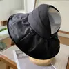 Simples Grande Beiral Anti-ultravioleta Air Top Hat Moda Verão Feminina All-match Chapéu de Sol Ao Ar Livre Férias Proteção Solar Chapéu de Pescador