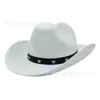 Em Estoque Chapéu de Cowboy Verde com Rebite Estrela de Cinco Pontas Irlandesa Mascarada Cinto com Rebite Chapéu de Cowboy com Rebite Dick