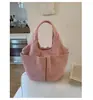 Bolso de Pana Coreano para Mujer 2025 Nuevo Invierno Moda de Nicho Bolso de Mano Versátil Súper Popular Bolso Sencillo para el Trabajo