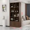 Archivero de Oficina, Archivero de Madera, Librero Simple Moderno con Puertas, Gabinete de Almacenamiento Multicapa de Pie