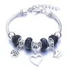 Comercio exterior para pulsera de aleación de zinc con cuentas Panjia, colgante de corona, productos de fábrica de Yiwu, cadena estilo étnico con cierre de langosta