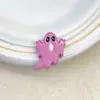 Serie de Caricaturas Lindas de Acrílico Cuentas con Agujero Recto de Fantasma Pintado Cadena para Teléfono Móvil Colgante Accesorios de Joyería