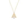 Collar con diseño original de BaObAo en plata de ley s925 con forma de estrella mágica y árbol de Navidad para niñas, regalo de lujo para las fiestas.