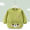 Bata infantil para niños y niñas, impermeable y antimanchas, ropa de doble uso, babero para comida complementaria para bebés y niños pequeños, delantal, ropa protectora