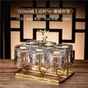 Conjunto de Copos de Uísque Doméstico de Luxo Leve de Alta Qualidade com Toque Premium, Copos de Cristal para Destilados, Copos de Cerveja, Estilo Clássico
